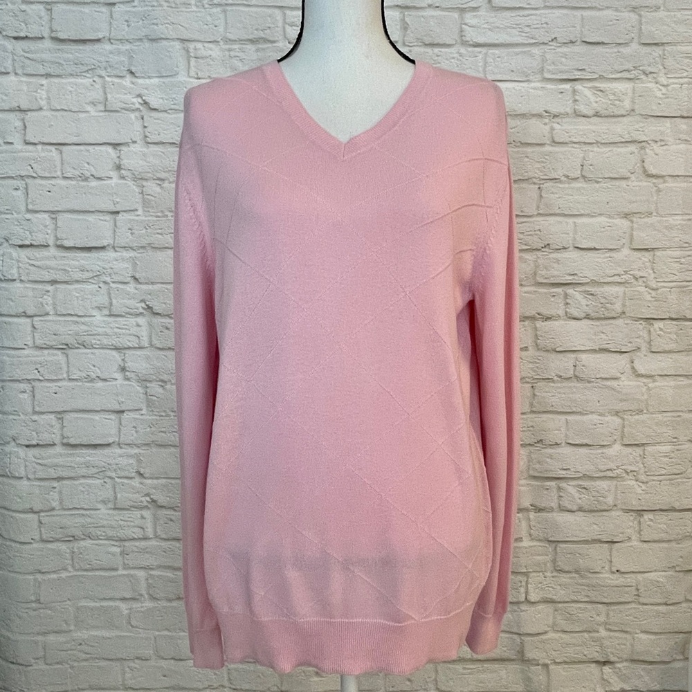 Banana Republic Pink Cotton Sweater Medium